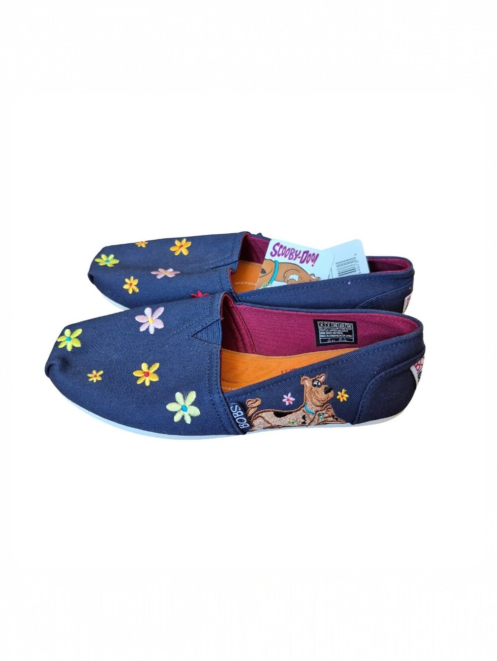 NWT Bobs From Skechers Scooby Doo Memory Foam Slip Ons size 6